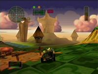 une photo d'Ã©cran de Vigilante 8 sur Nintendo 64